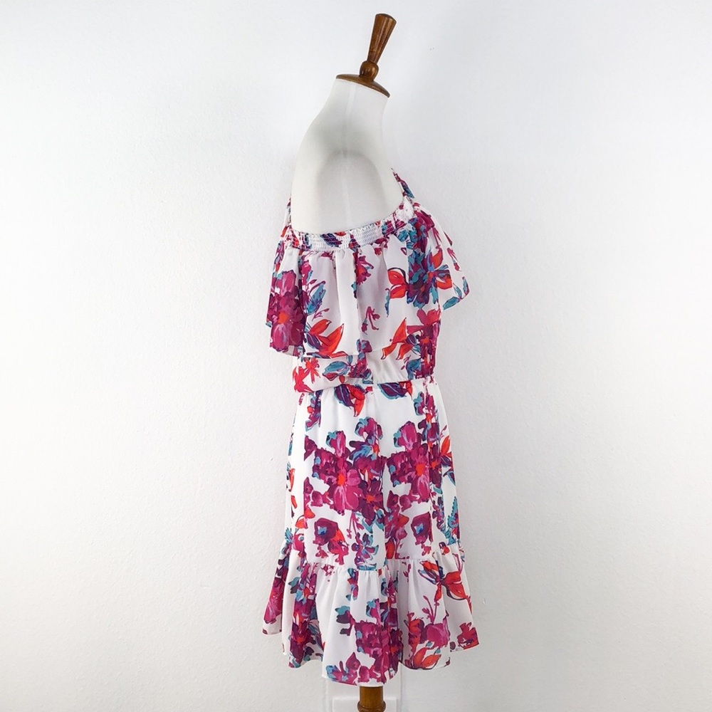 Devlin Pink Thea Watercolor Flowers Dress - Picture 4 of 8